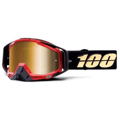 Gafas de motocross 100% RACECRAFT HOT ROD - PANTALLA IRIDIUM DORADA 2019