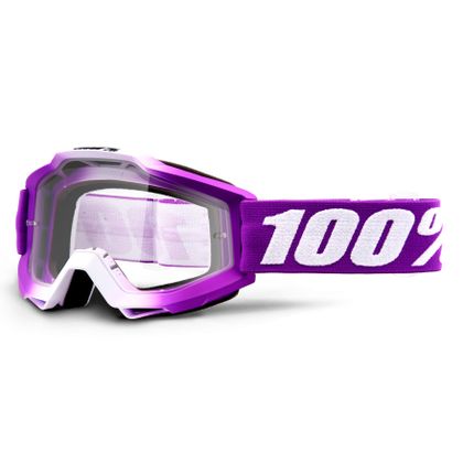 Gafas de motocross 100% ACCURI FRAMBUESA - PANTALLA CLARA 2020