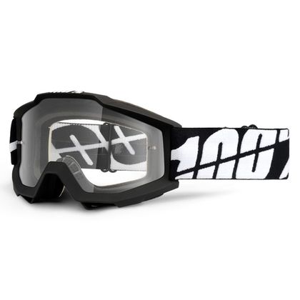Gafas de motocross 100% ACCURI - BLACK TORNADO CLEAR LENS 2016 