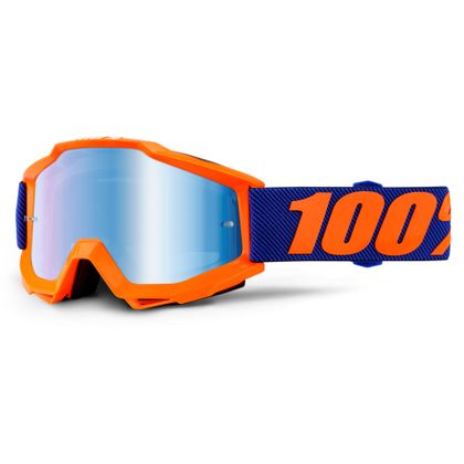 Gafas de motocross 100% ACCURI - ORIGAMI - PANTALLA IRIDIUM AZUL