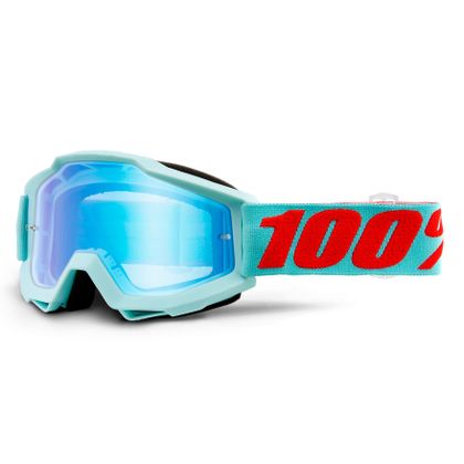 Gafas de motocross 100% ACCURI MALDIVES - PANTALLA IRIDIUM AZUL 2020