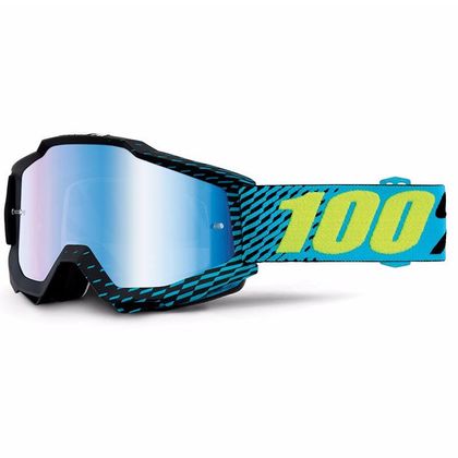 Gafas de motocross 100% ACCURI - R-CORE BLUE LENS 2018