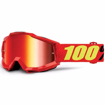 Gafas de motocross 100% ACCURI - SAARINEN SILVER LENS 2020