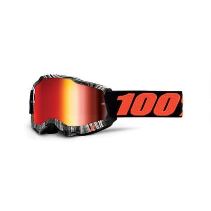 Gafas de motocross 100% ACCURI 2 - GEOSPACE - RED 2022