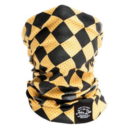 John Doe Race Flag Yellow Choker - Zwart / Geel
