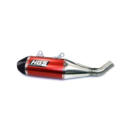 HGS KARBONTITANIUM Schalldämpfer - Schwarz / Rot