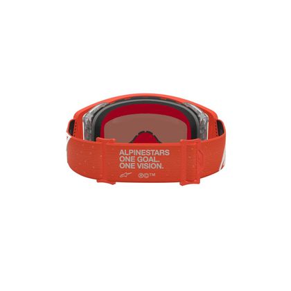 Masque cross Alpinestars SUPERTCH - VESTA Mirror Silver 2027 - Orange / Gris