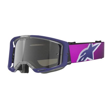 Masque cross Alpinestars VISION 8 CORP IRIDIUM 2026 - Violet / Gris Ref : AP3927 / 5101625-3153-OS 