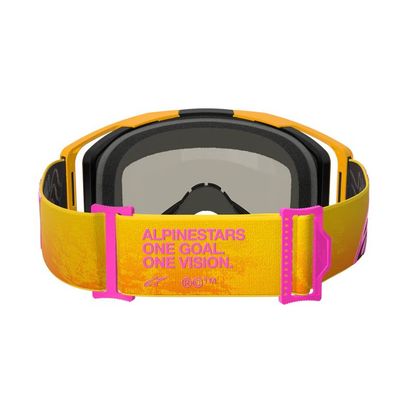 Masque cross Alpinestars VISION 8 CORP IRIDIUM 2026 - Orange / Jaune