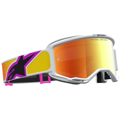 Masque cross Alpinestars VISION 5 DRAG 2027 - Orange / Rouge