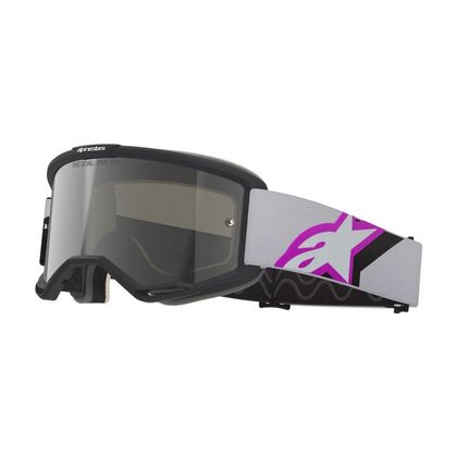 Masque cross Alpinestars VISION 5 CORP IRIDIUM 2026 - Gris / Violet Ref : AP3934 / 5101825-9285-OS 