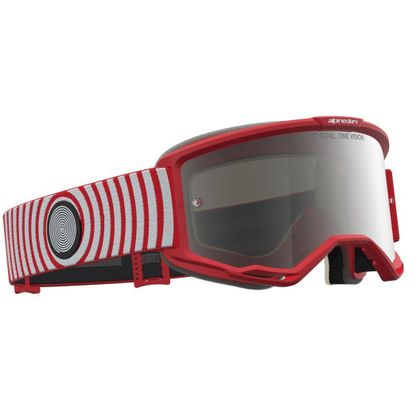 Masque cross Alpinestars VISION 5 HONE 2027 - Rouge / Blanc
