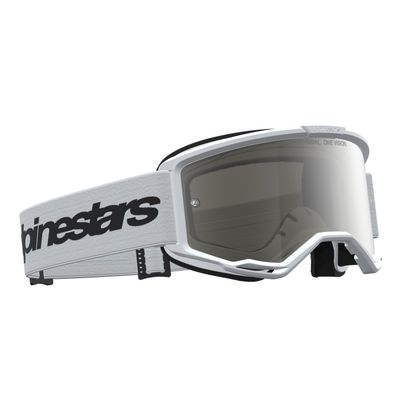 Masque cross Alpinestars VISION 3 WORDMARK 2027 - Blanc / Noir