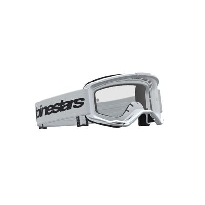 Masque cross Alpinestars VISION 3 WORDMARK 2027 - Blanc / Noir