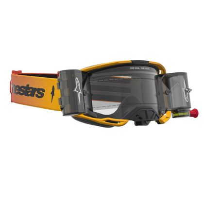 Masque cross Alpinestars VISION 8 AMBER ROLL OFF 2027 - Jaune / Rouge