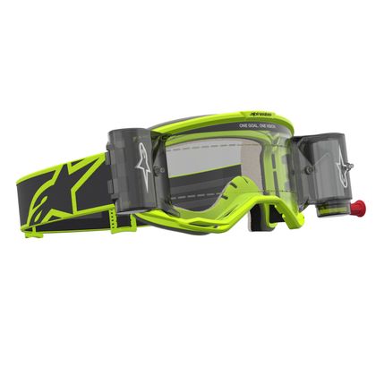 Masque cross Alpinestars VISION 5 RORA ROLL OFF 2027 - Jaune / Noir