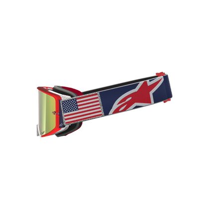 Masque cross Alpinestars SUPERTCH EDITION LIMITEE Fiftyfold 2026 - Bleu / Rouge
