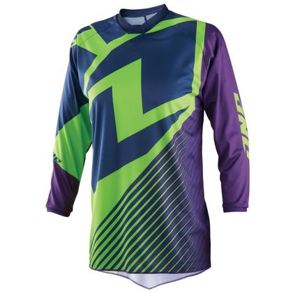 One Industries ATOM YOUTH - LUX VERT/VIOLET ENFANT Cross-Trikot