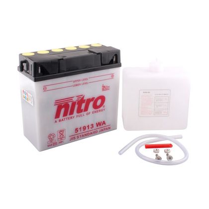 Batería Nitro 51913 abierta con pack de ácido Tipo ácido