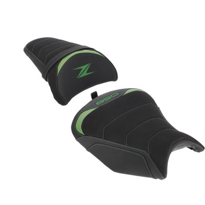 Bagster Compleet - SIT'N GO Comfortzadel - Zwart / Groen Ref: BG1136 / 5374ZSP41 KAWASAKI 650 Z 650 ABS - 2020 - 2025