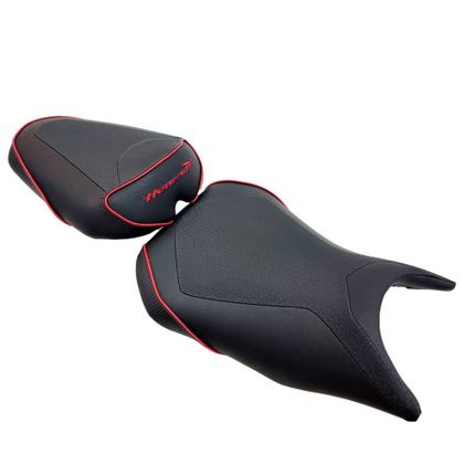 Selle confort Bagster Ready Luxe - Noir / Rouge