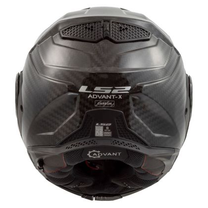 LS2 FF901 ADVANT X CARBON - MASSIEF Modulair helm - Zwart