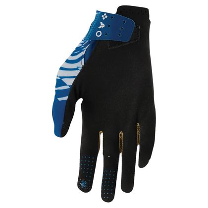 Gants cross Thor SPORT MIND ICONIC 2026 - Blanc / Bleu