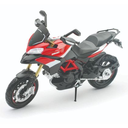 Moto a escala Newray Moto Ducati Multistrada 1200 S Pikes Peak - Escala 1/12° - Rojo / Negro