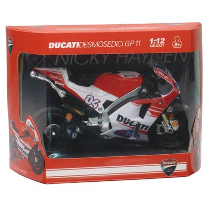 Miniature Newray Moto GP Ducati Desmosedici Andrea DOVIZIOSO - Echelle 1/12° - Rouge / Noir