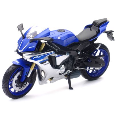 Moto a escala Newray Moto Yamaha YZF-R1 - Escala 1/12° - Azul