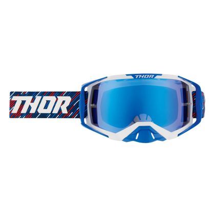 Thor ACTIVATE STRIPES 2026 Crossbril - Rood / Wit