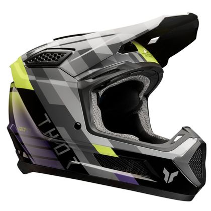 Casque cross Thor FLEET - CAMBER 2026 - Noir / Jaune Ref : TO3593 
