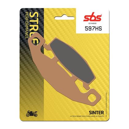 SBS 597HS Sinter Metall Vorwärts gesintert Bremsbeläge Ref : SBS6042 / 597070 