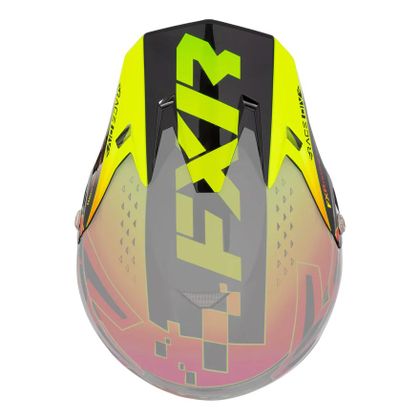 Visière TT FXR 6D ATR-2 23 2026 - Jaune / Rouge