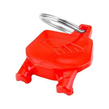 Porte-clé CYCRA PLAQUE NUMERO ROUGE Universel