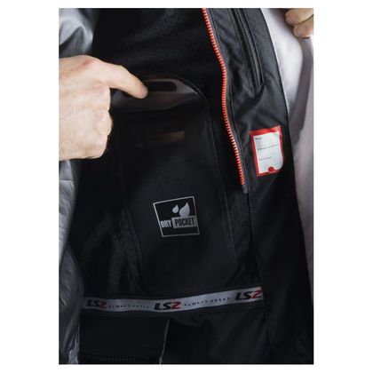 Veste Moto LS2 NORWAY - Noir / Jaune