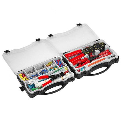 Caja HI-Q TOOLS surtido eléctrico con herramientas (399 piezas) universal