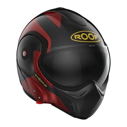 Casque modulable ROOF RO9 BOXXER 2 ONYX - Noir / Rouge