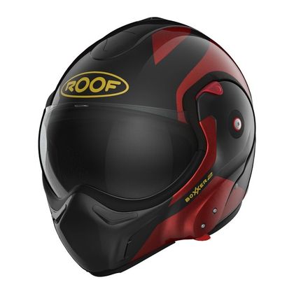 Casque modulable ROOF RO9 BOXXER 2 ONYX - Noir / Rouge Ref : RO0392 