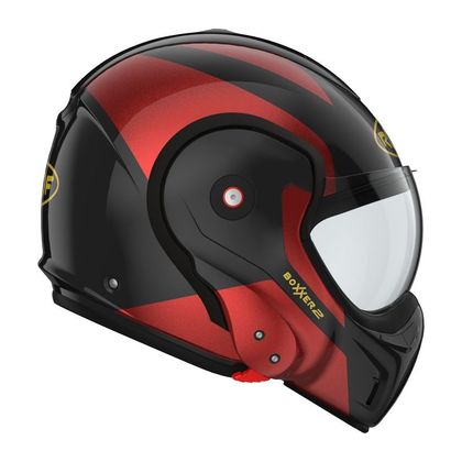 Casque modulable ROOF RO9 BOXXER 2 ONYX - Noir / Rouge