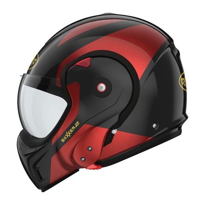 Casque modulable ROOF RO9 BOXXER 2 ONYX - Noir / Rouge