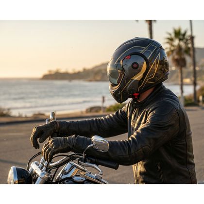 Casque modulable ROOF RO9 BOXXER 2 CARBON PALADIN - Jaune