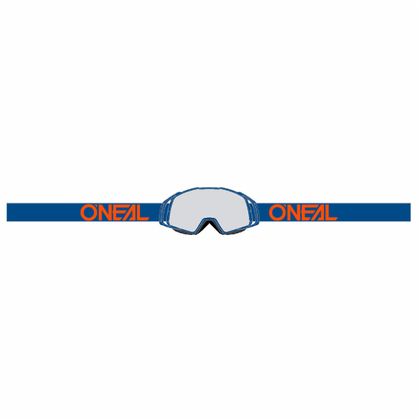 Gafas de motocross O'Neal B-20 - FLAT AZUL NARANJA - PANTALLA CLARA - 2018