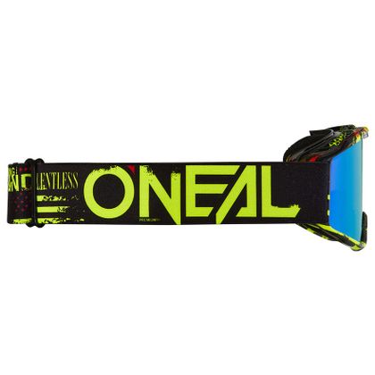 Masque cross O'Neal B-10 YOUTH - ATTACK V24 - CLEAR - Noir / Jaune