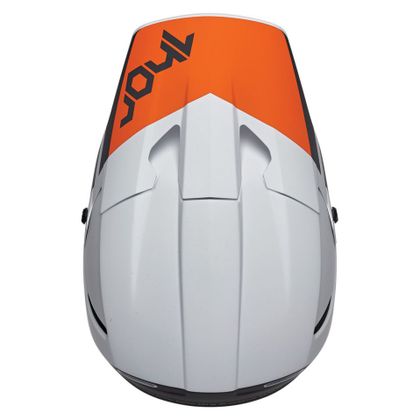 Thor REFLEX ECE CUBE LIGHT GRAY RED ORANGE 2023 Crosshelm