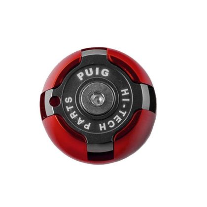 Bouchon de carter d'huile Puig Aluminium - Rouge Ref : 6157 