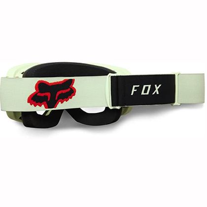 Masque cross Fox MAIN X STRAY - BLACK 2023 - Beige / Rouge