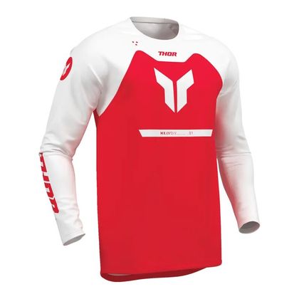 Maillot cross Thor RIDE MENACE - ENFANT - Noir / Rouge