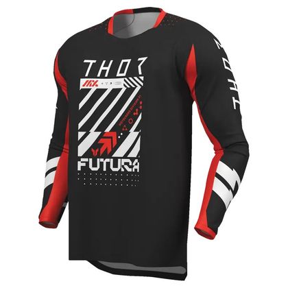 Maillot cross Thor LAUNCH FUTURA - ENFANT - Noir / Rouge Ref : TO3228 