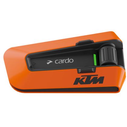 Intercom Cardo PACKTALK EDGE - SOLO - COULEUR KTM Ref : CR0086 / CAR-PTALK.EDGE.KTM 